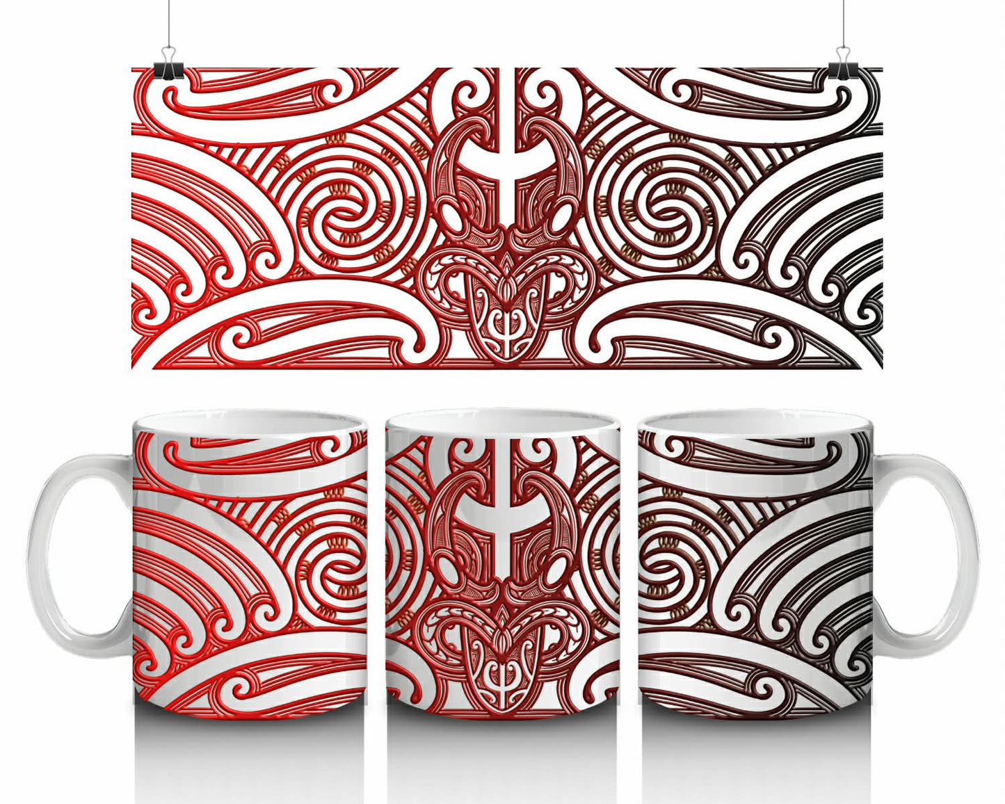 11oz Maori Designed Mugs